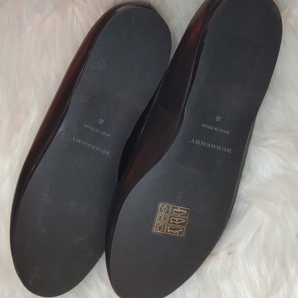 Burberry Black Flats Bow Detail size EU 35 - Picture 7 of 15